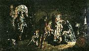 Carl Larsson sten sture d.a befriar danska drottningen kristina ur vadstena kloster USA oil painting artist